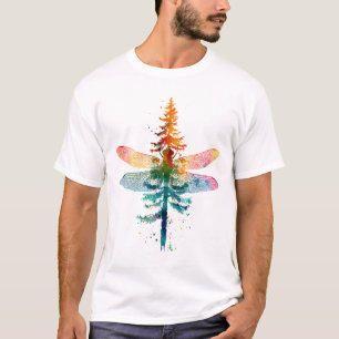 Prettig kerstfeest insectenliefhebber Kerst Libel  T-shirt