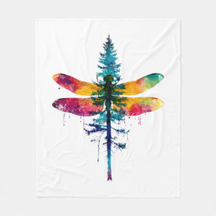 Prettig kerstfeest insectenliefhebber Kerstmis Lib Fleece Deken