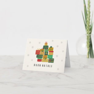 Prettig Kerstfeest (Italiaanse kerstkaart) Italiaa Kaart