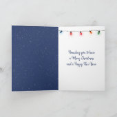 Prettig kerstfeest jachthond Kerstmis  Feestdagen Kaart (Binnen)