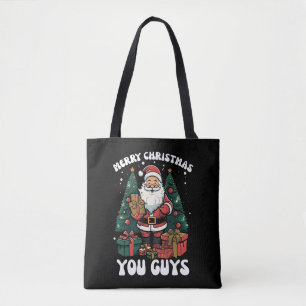 Prettig kerstfeest jongens Sinterklaas Draagtas