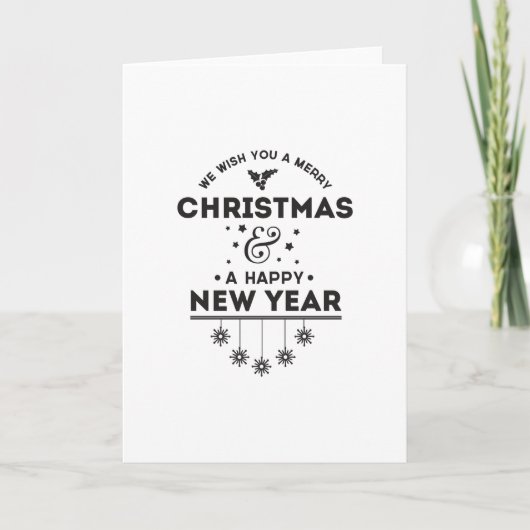 Prettig Kerstfeest Kaart (Voorkant)