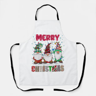 Prettig kerstfeest Kabouter familie grappige kerst Schort