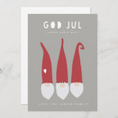 Prettig kerstfeest Kabouters Feestdagenkaart (Voorkant / Achterkant)