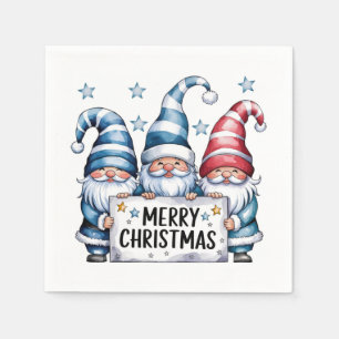 Prettig kerstfeest Kabouters Servet