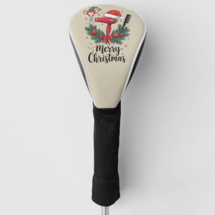 Prettig kerstfeest kapper haardresser Xmas haar Golfheadcover
