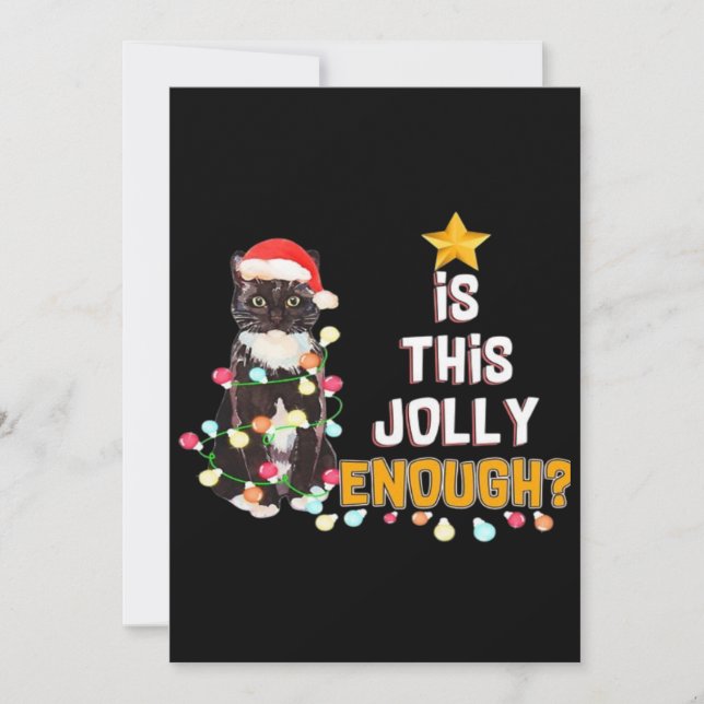 Prettig kerstfeest katten (Voorkant)