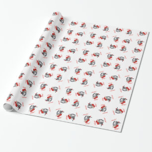 Prettig Kerstfeest Katten Inpakpapier