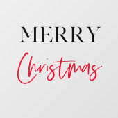 Prettig kerstfeest | Kerst raamfolie Raamsticker (Vel)