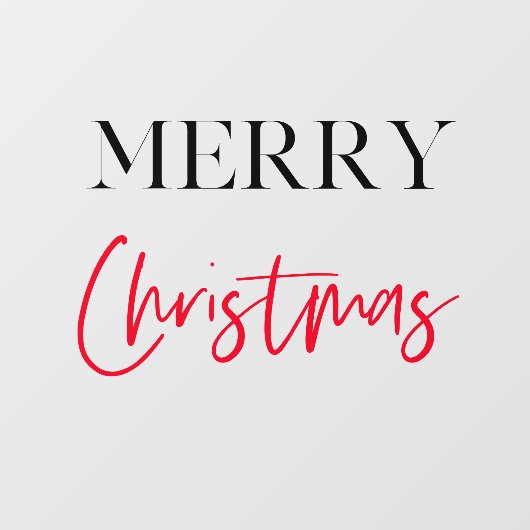 Prettig kerstfeest | Kerst raamfolie Raamsticker (Vel)