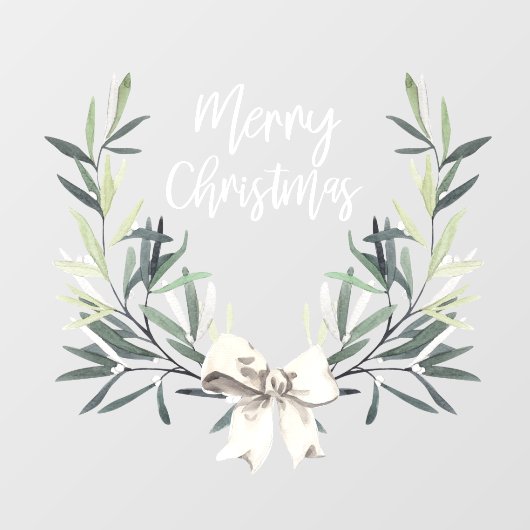 Prettig kerstfeest | Kerst raamsticker (Vel)