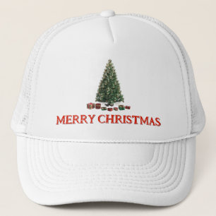 Prettig kerstfeest. Kerstboom (ontwerp 1) met cade Trucker Pet