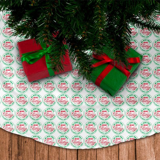 Prettig Kerstfeest Kerstboom Rok