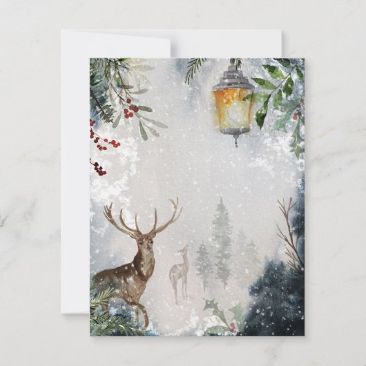 Prettig kerstfeest Kerstkaart (Voorkant)