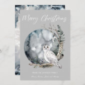 Prettig kerstfeest Kerstkaart (Voorkant / Achterkant)