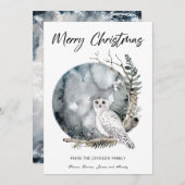 Prettig kerstfeest Kerstkaart (Voorkant / Achterkant)