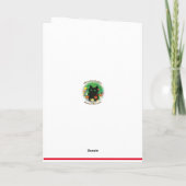 Prettig Kerstfeest Kerstkat Feestdagen Kaart (Achterkant)