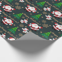 Prettig kerstfeest, Kerstman, Kerstboom, Beer 