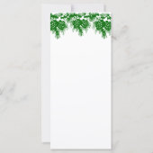 Prettig kerstfeest - Kerstman met Kat en Hond (Achterkant)