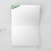 Prettig kerstfeest! Kerstman met kat en hond Kaart (Binnen)