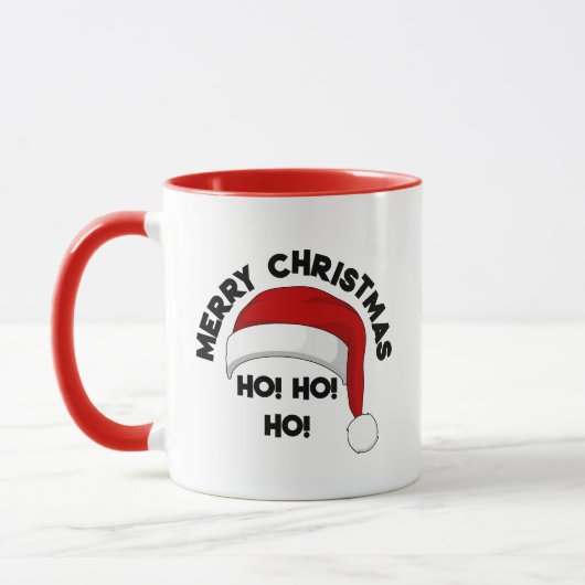 Prettig kerstfeest Kerstman Mok (Links)