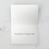 Prettig kerstfeest, Kerststal, aangepaste kaart (Binnen)