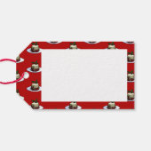 Prettig kerstfeest! Kerststol & Hulst Patronen Cadeaulabel (Achterkant Horizontaal)