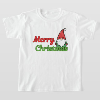 "Prettig kerstfeest" kindervakantie-uitgave T-shirt