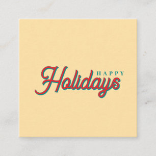 Prettig kerstfeest Klassiek Uniek Minimalistisch E Informatiekaartje