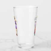 Prettig kerstfeest Kleine Elf Glas (Links)