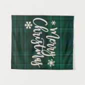 Prettig kerstfeest Kleine wandtapijt Wandkleed (Voorkant (horizontaal))