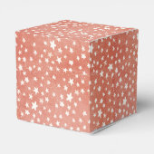 Prettig kerstfeest Kleine witte sterren fonkelen o Bedankdoosjes (Achterkant)