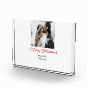 Prettig kerstfeest koppel foto naam toevoegen gelu (Rechts)