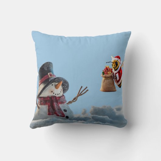 Prettig kerstfeest kussen (Achterkant)