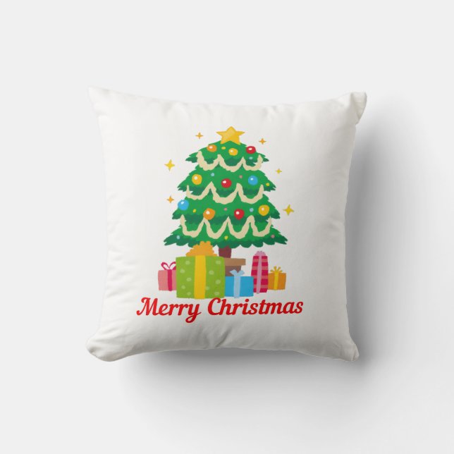 Prettig kerstfeest kussen (Voorkant)