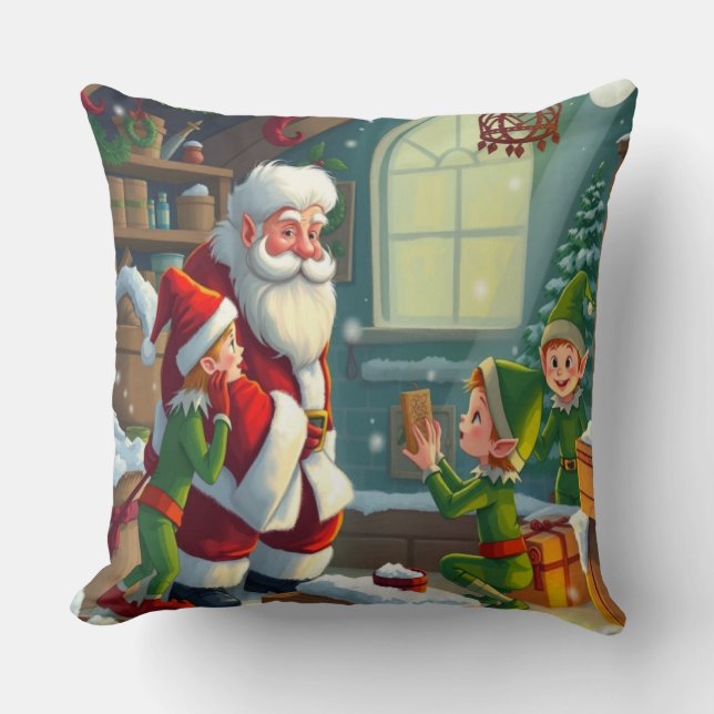 Prettig kerstfeest  kussen (Voorkant)