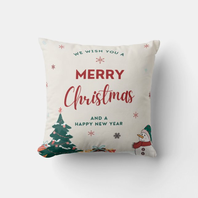 Prettig kerstfeest kussen (Voorkant)