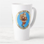 Prettig kerstfeest latte mok (Rechterhoek)