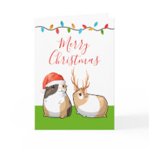 Prettig kerstfeest Lieve Cavia's Kerstman Rendier