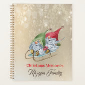 Prettig kerstfeest, Lieve Kabouters Slede  Planner (Voorkant)