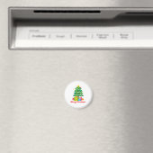 Prettig kerstfeest magneet (Insitu (Vaatwasser))
