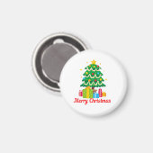 Prettig kerstfeest magneet (Voorkant / Achterkant)