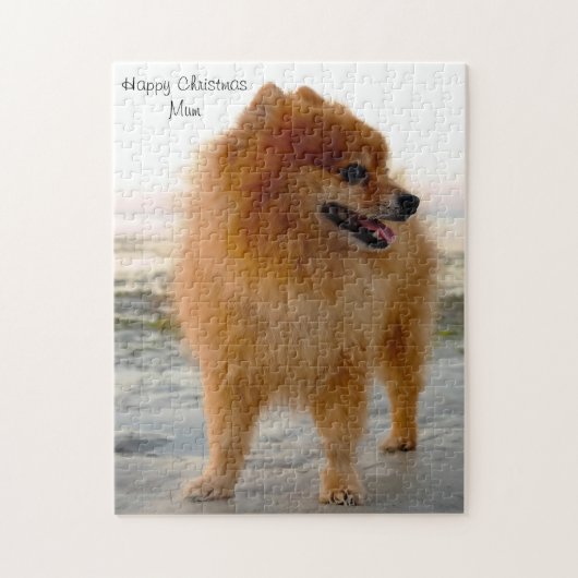 Prettig kerstfeest mama legpuzzel (Verticaal)