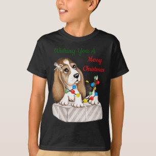 Prettig kerstfeest meisjes t-shirt