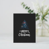 Prettig kerstfeest met Australië vlag Feestdagenkaart (Staand voorkant)