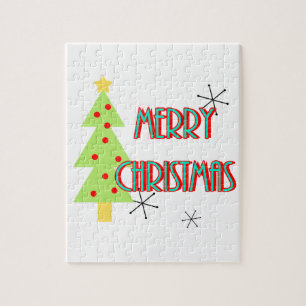 prettig kerstfeest mid century modern kerstboom ro legpuzzel