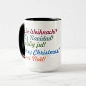 Prettig kerstfeest mok (Voorkant links)