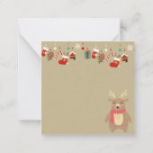 Prettig kerstfeest notitiekaartje (Achterkant)