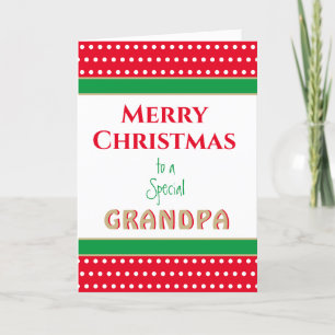 Prettig kerstfeest Opa kaart
