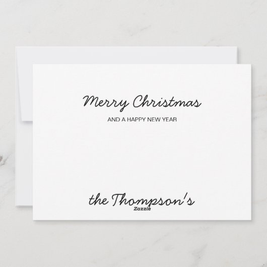 Prettig kerstfeest Paard Maretak Paardachtig Cute Feestdagenkaart (Achterkant)